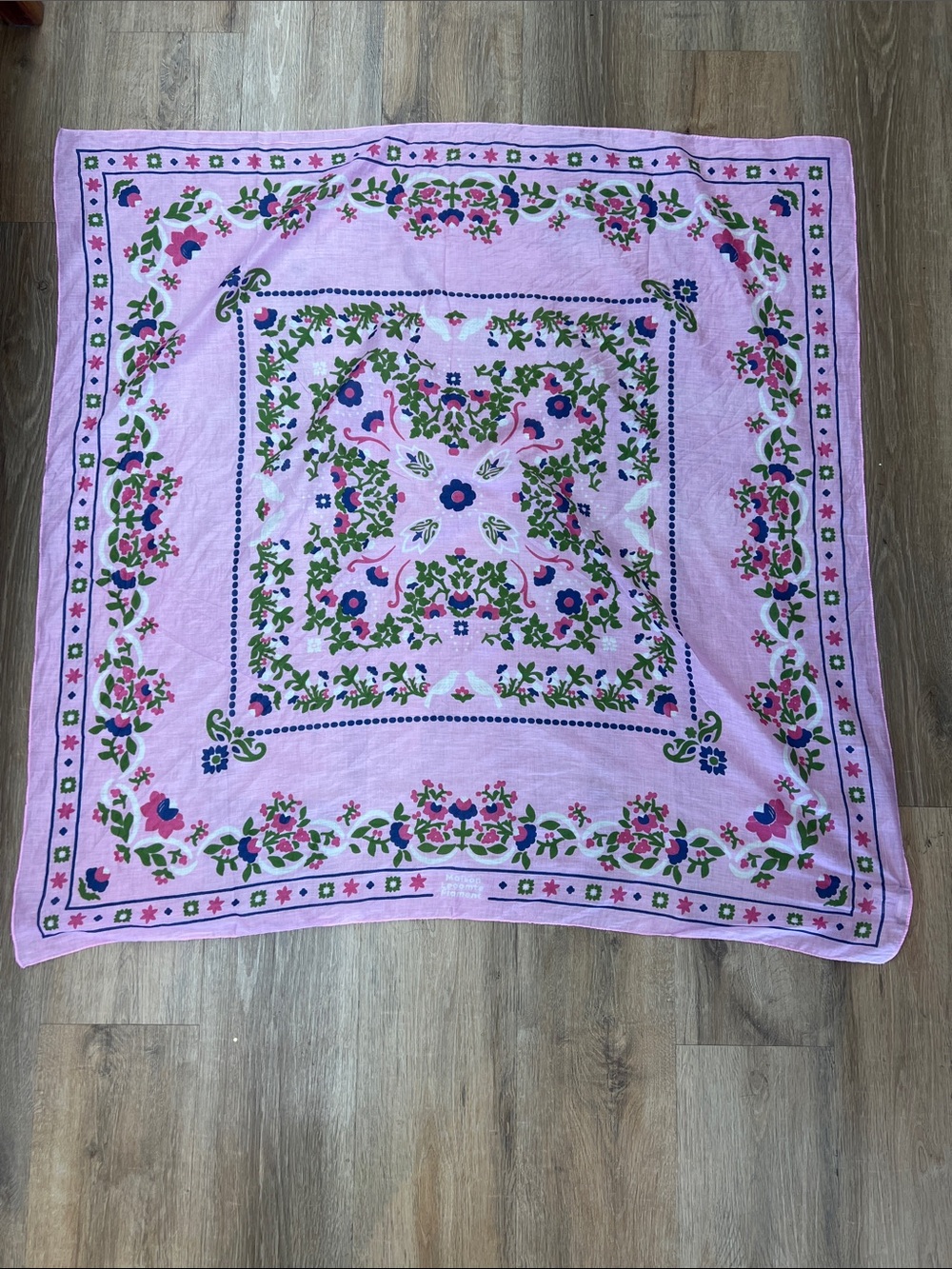 Maison Lecomte Flament Secret Garden Cotton Scarf